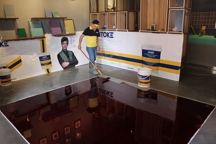 力特克混凝土染色劑施工工藝