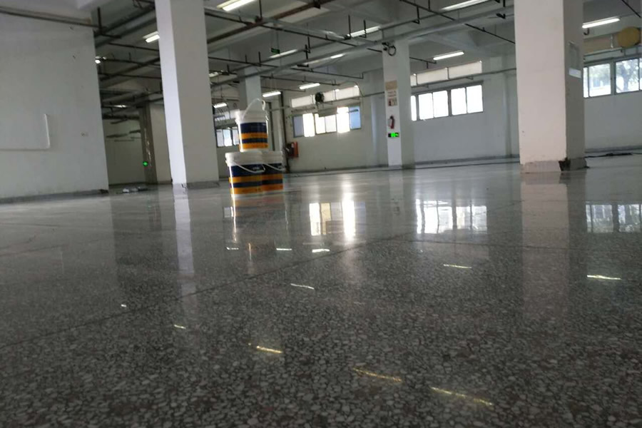 水磨石硬化地坪