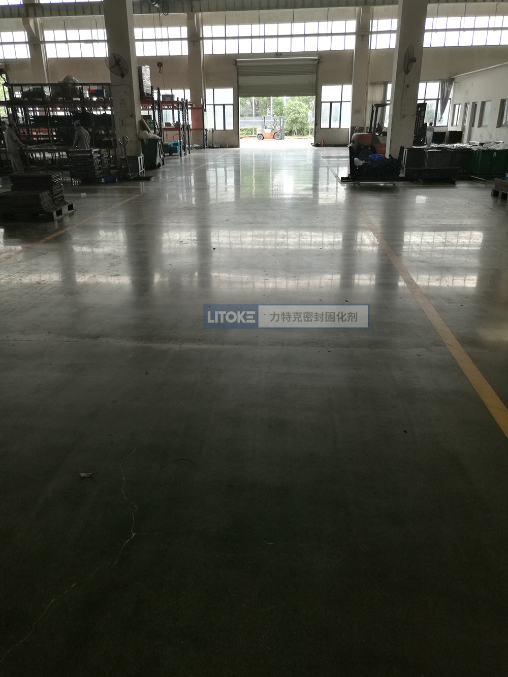 舊環(huán)氧地坪固化處理